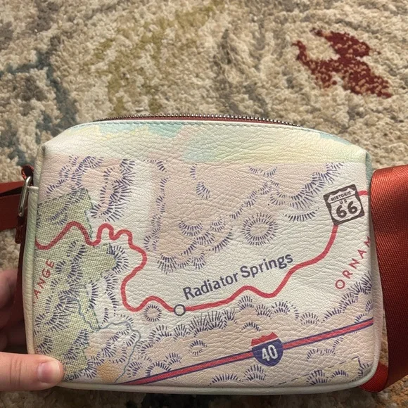 Radiator Springs Graphic Crossbody Bag - Picture 4 of 5
